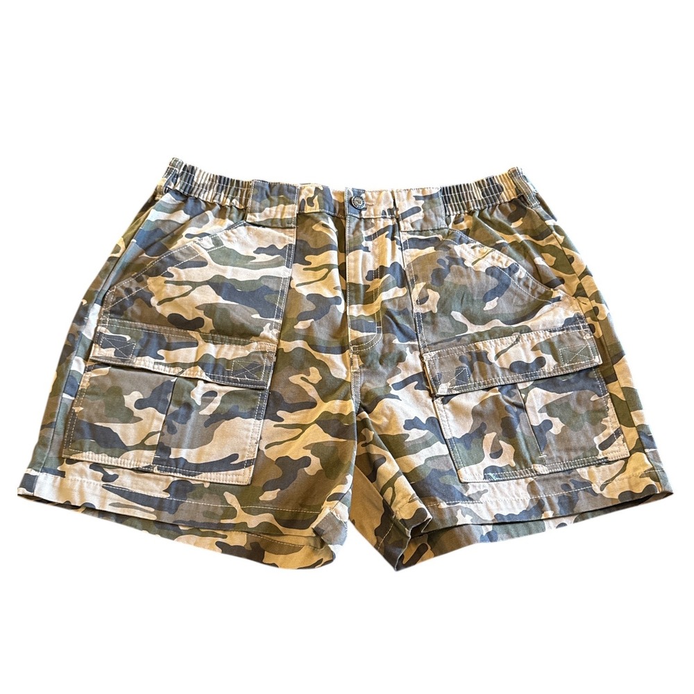 RedHead Mens Camo Cargo Shorts Size 38 Canvas 4.5 Inseam Gorpcore‎ Outdoor